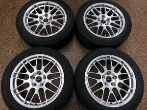 ☆ weds ウェッズ Delmore デルモア スタッドレス レクサス LS460 LS600 18インチ 5H 120 235/50R18 2022年製 グッドイヤー ナビ7