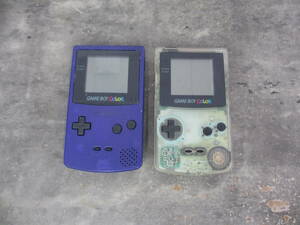 ニンテンドー GAME BOY COLOR/ゲームボーイ カラー/CGB-001/2台セット/動作未確認 ジャンク