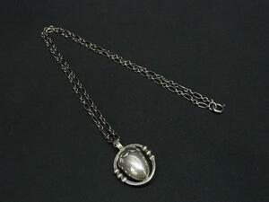 1円 GEORG JENSEN ジョージ ジェンセン ヘリテージコレクション SV925 ネックレス ペンダント アクセサリー レディース シルバー系 FL2369