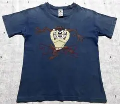 USA製 90s タズマニアンデビル ビッグロゴ デカロゴ Tシャツ キッズ