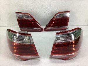 点灯確認済 200系 クラウン ロイヤル 後期 純正 LED テールランプ フィニッシャー 左右 4点セット GRS202 GRS200 GRS201 GRS203 30-370/371