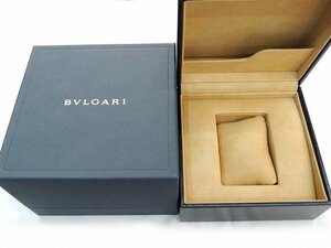 2番 ※箱のみ ブルガリ 時計ボックス 付属品 ■ 内箱・外箱 ブラック ウォッチボックス BVLGARI □5C6DS