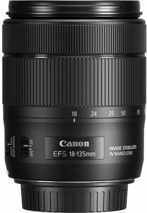 Canon 標準ズームレンズ EF-S18-135? F3.5-5.6 IS USM APS-C対応(中古品)