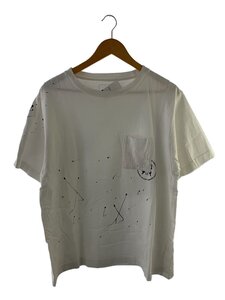 uniform experiment◆Tシャツ/1/コットン/WHT/UE-202069/ペイント//