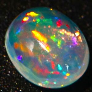 ソ付き!!1円〜!!遊色効果!!◆天然オパール 1.302ct◆d 約8.3×6.7mm ルース 裸石 宝石 ジュエリー jewerly opal BF5/BF5 テEA5w4え20