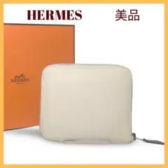 【美品】HERMESエルメス　シルクインコンパクト　U刻