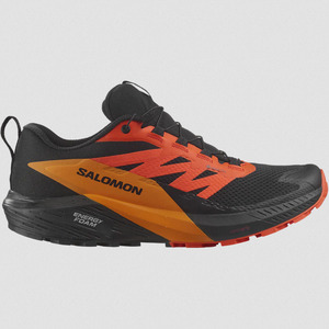 サロモン センスライド 5 GTX(GORE-TEX) 26.0cm ブラック×Sアイビス #L47147300 SENSE RIDE 5 GTX BLACK/SCARLET IBIS/TURMERIC SALOMON