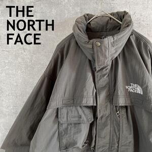 THE NORTH FACE マウンテンパーカー ナイロン　グレーXLメンズE3