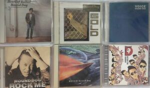 CD7枚まとめて◆ハウンドドッグ アルバム セット★送料185円！Heart of Ballad+GOLD+VOICE++ROCK ME+RIVER+across the rainbow