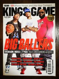 2013 SLAM MAGAZINE KICKS & XXL #132 ALLEN IVERSON / TYGA / RICK ROSS / スラム 雑誌 アレン アイバーソン Jordan, Nike, Reebok NBA