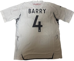 イングランド代表 2007-08 ギャレス・バリー ホーム ユニフォーム 新品 タグ付き　　　マンチェスター・シティ