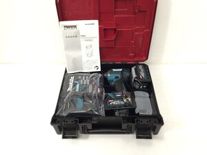 ●【美品】makita マキタ TD002GRDXB 充電式インパクトドライバ 40V 充電器/バッテリー2個付【20441506】