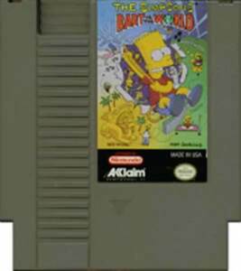 ★送料無料★北米版★ ファミコン シンプソンズ：バートVSザ・ワールド Bart Vs. The World NES