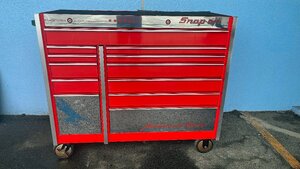 ★中古★スナップオン Snap-on 12段 ロールキャビネット KR-661 Special Edition 鍵付 引き出し内美品 長期保管品 天板加工穴有 整備等)倉a