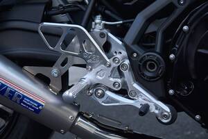 【アウトレット品・即納】 カワサキ　Ninja650(17-)　バックステップ 4ポジション （ブラック）　OVER RACING (K351)