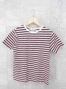 ◇ BEAUTY&YOUTH UNITED ARROWS 半袖 Tシャツ カットソー S レッド ホワイト *