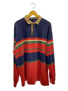 POLO RALPH LAUREN◆長袖シャツ/XL/コットン/NVY/ボーダー