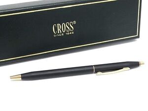 ■極美品■ CROSS クロス ノック式 ボールペン 文房具 筆記用具 ステーショナリー メンズ レディース ブラック系 DF4510