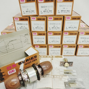 12k5287hk 計20点 昭和ロック SHOWA LOCK SKシリーズ SKBW-U15 バックセット60mm 空錠タイプ 扉 修理 補修 交換 部品 パーツ 木製 円筒錠