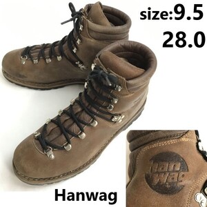 80s-90s?/Vintage★ハンワグ/Hanwag★本革/トレッキングブーツ/重登山靴【9.5/28.0/brown/茶】leather/climbing/Boots/Shoes◆sWB122-8