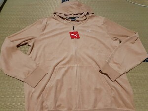 【新品】トレーニング　パイルジャケット　XL ベージュ