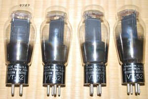 動作確認済 VT52 HYTRON for Western Electric 4本セット 未使用に近い状態 VT-52 ヤフオク