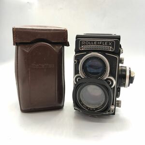 中1円〜ローライフレックス ROLLEIFLEX 二眼レフカメラ 1:2.8 f=80mm 動作未確認