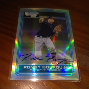 2006bowman chrome ronny bourquin1stbowman autograph