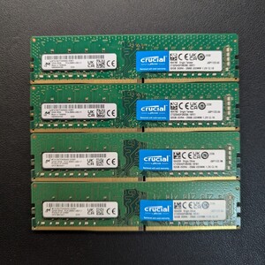 Crucial DDR4-2666 32GB × 4枚 128GB