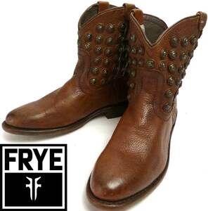 フライ FRYE スタッズ付きショート ウエスタンブーツ 5 1/2B(22-22.5cm相当)(レディース)【中古】10g-1-031