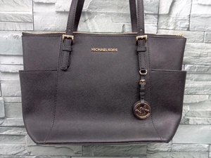 MICHAEL KORS マイケルコース 30F2GTTTBL/レザートートバッグ/ブラック バッグ