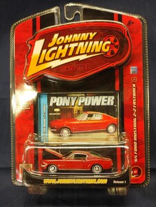 ジョニーライトニング 1/64 65年型 フォード マスタング トゥープラストゥー ファストバック JOHNNY LIGHTNING Ford Mustang 2+2 Fastback