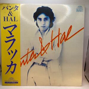 再生良好 LP パンタ&HAL PANTA & HAL / マラッカ 帯付 歌詞カードなし　今剛 鈴木慶一 頭脳警察