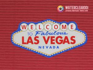 〇●37035-ExHS●〇[STICKER＊TRAVEL] WORLD-TRAVELER※LAS VEGAS