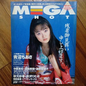 メガショット 1995年9月25日発行 Vol.2 オールカラー 写真集3冊分に匹敵 史上最強のフォトマガジン 管理番号A1135