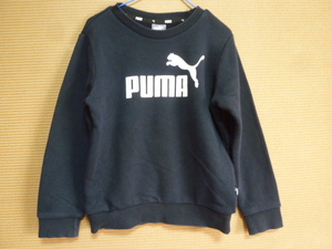 PUMA プーマ 子ども キッズ 長袖 トレーナー 120 黒