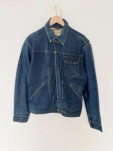 美品◎ 50s WRANGLER USA製 縦ベル 11MJZ デニムジャケット 42 ビンテージ ☆ 60s Levi