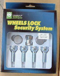 WHEELS　ホイールロックボルト　M12×1.5　M12×1.25　M14×1.5など各サイズ　未使用品在庫処分　wheelslocksecuritysystem　BWL　