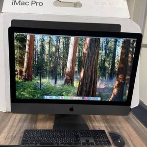 美品 最強カスタマイズ アップル Apple iMac Pro 2017 Retina 5K, 27-inch, Xeon W 10コア Mem64GB SSD 2TB AMD Radeon Pro Vega 56 売切！