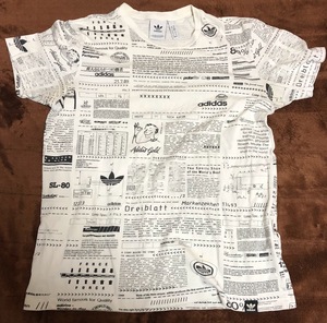 adidas アディダス Tシャツ 総柄 Mサイズ 中古古着