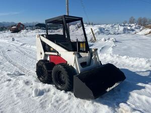 札幌発TCM725ボブキャット★4気筒ディーゼル★HST★動作確認済み★除雪機★タイヤショベル ★