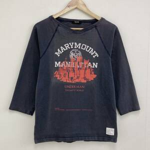 UNDERCOVER 2011SS UNDER MAN ラグラン カットソー ネイビー 紺 2サイズ アンダーカバー 7分袖 Tシャツ Tee archive 3100240