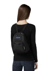 ★　JanSport ジャンスポーツ HALF PINT　BLACK　小型　リュックサック　ミニバッグ　黒　新品に近い美品　ハーフパイント