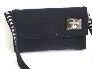 ■B-637■MAKAVELIC　マキャベリック　kappa　サコッシュ　カバン　ブラック　　中古