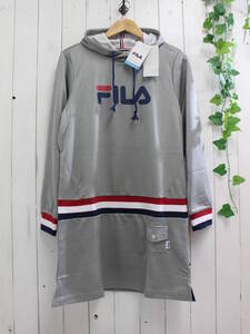 新品*FILA フィラ*UVカット90% 吸水速乾 パーカーワンピース ジャージー スポーツウェア(4L) レディース