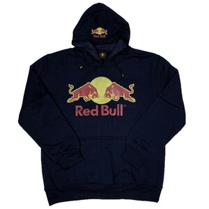 Red Bull レッドブル ブランドロゴ プルオーバーパーカー (ネイビー) (XXL) [並行輸入品]