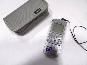 動作品 SONY/ソニー ステレオICレコーダー ICD-AX412F 2GB 本体/ポーチ付 初期化済