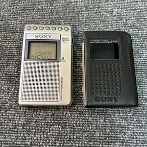 SONY FM/AMラジオ　ICF-R353　動作確認OK　ポケットラジオ