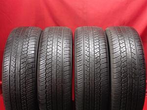 タイヤ4本 《 ダンロップ 》 グラントレック ST30 [ 225/60R18 100H ]8.5分山★SUV車 CR-V レクサスNX エクストレイル RAV4 エスクード n18