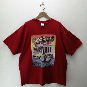 CHARIOTS　OF　THE　FAST CAR&TRUCK SHOW Tシャツ XL RED